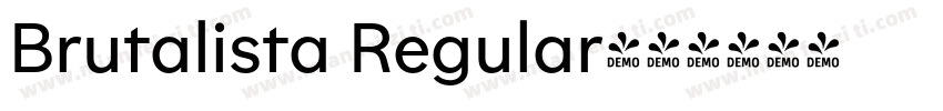 Brutalista Regular字体转换